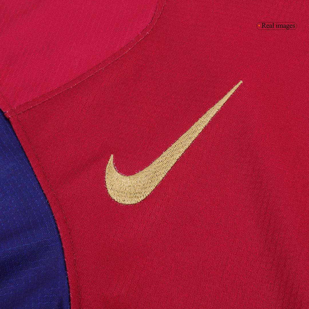 Camiseta de local del Barcelona 2024/25 LEWANDOWSKI #9 - Logotipo de Spotify sin texto