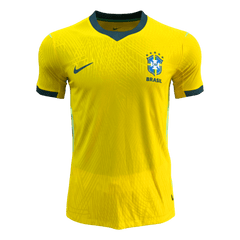 Męska Koszulka Domowa Brazil Wersja Piłkarska World Cup 2026 - Slim Fit