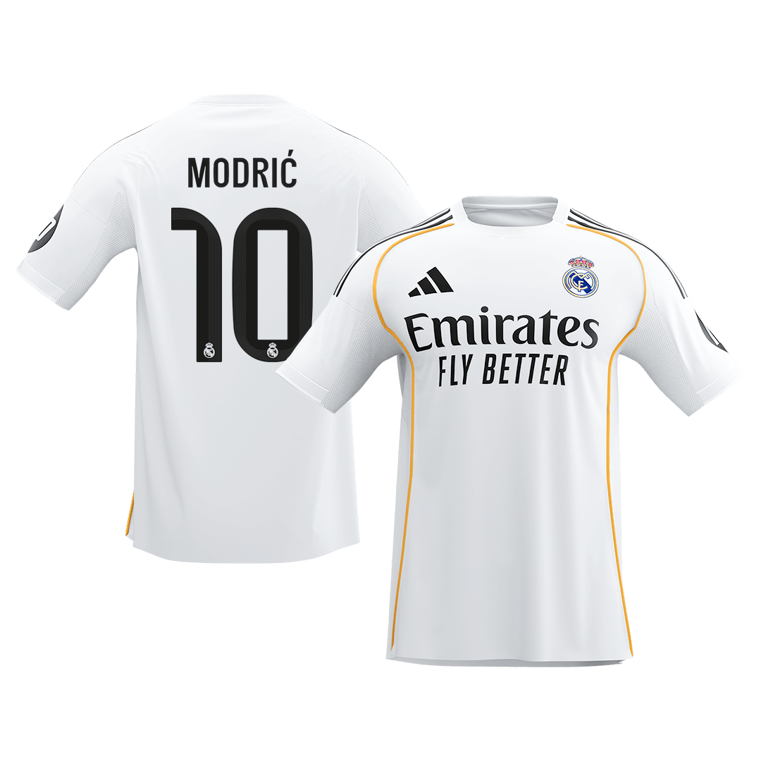 Herren Real Madrid MODRIĆ Heimtrikot Nr. 10 2025/26