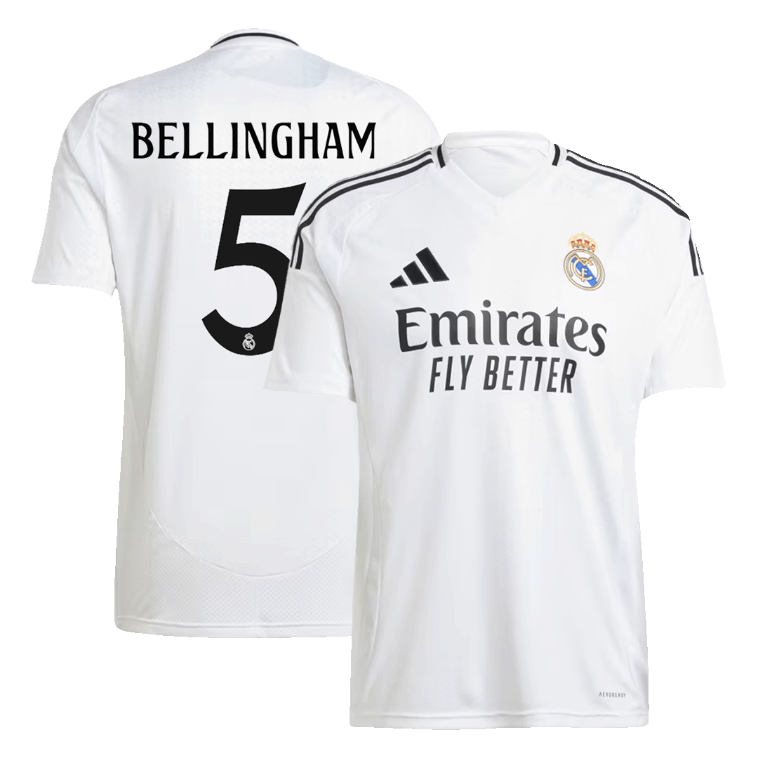 BELLINGHAM #5 Real Madrid Koszulka domowa piłkarska 2024/25