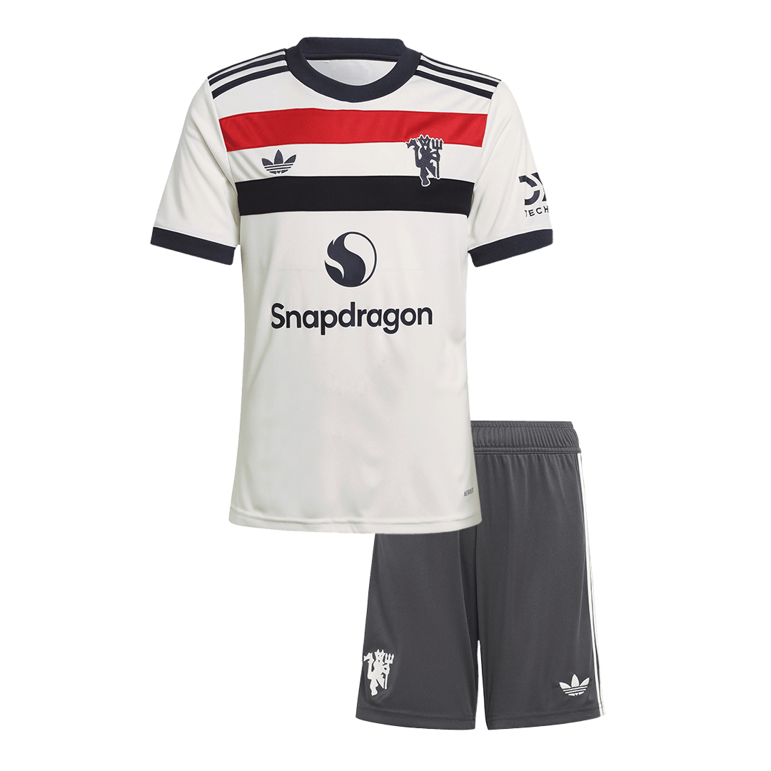 Dziecięca koszulka piłkarska Manchester United Third Away (koszulka+spodenki) 2024/25