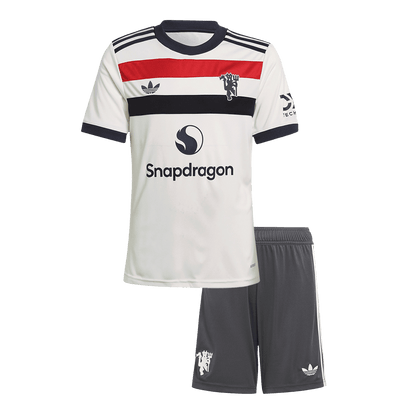 Dziecięca koszulka piłkarska Manchester United Third Away (koszulka+spodenki) 2024/25