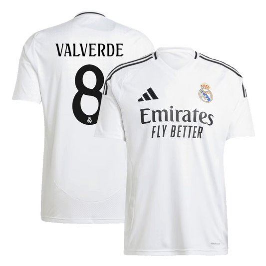 Real Madrid High Quality Football Shirt VALVERDE #8 Home 2024/25