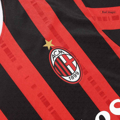 Męska wersja MORATA #7 AC Milan Koszulka domowa piłkarska 2024/25 - Slim Fit