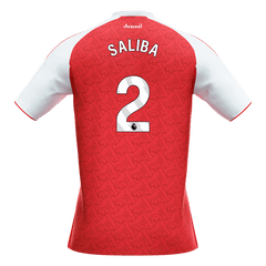 Męska Koszulka Domowa Arsenal SALIBA #2 2025/26 [PREMIUM] - Topowe Koszulki Pilkarskie Sklep Internetowy