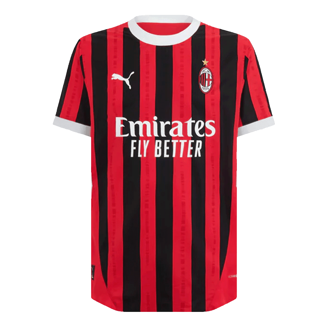Męska wersja AC Milan Football Jersey Home 2024/25-Slim Fit - Topowe Koszulki Pilkarskie Sklep Internetowy
